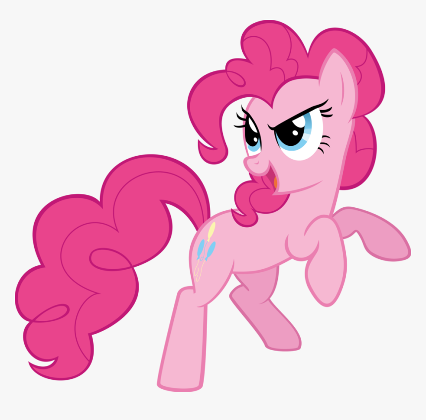 Transparent Cartoon Pie Png - Mlp Pinkie Pie Ponytail, Png Download, Free Download