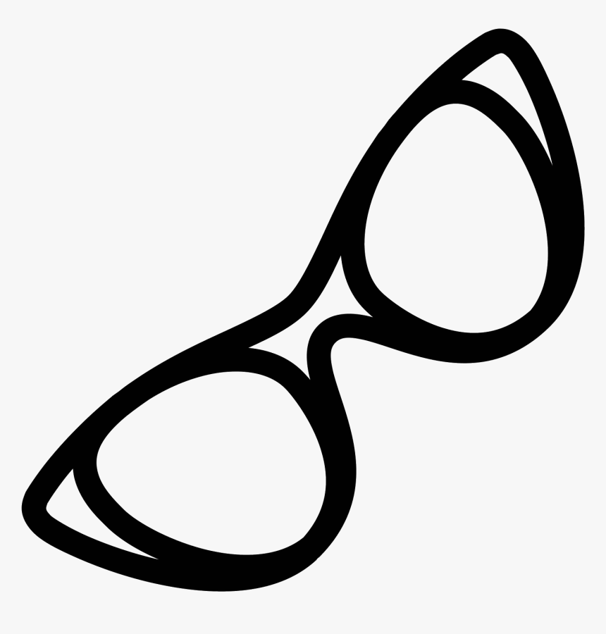 Collection Of Free Goggles Drawing Lab Glass Download - Vintage Glasses Icon, HD Png Download, Free Download