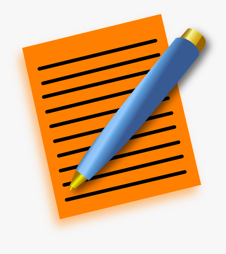 Notepad And Pen, HD Png Download, Free Download