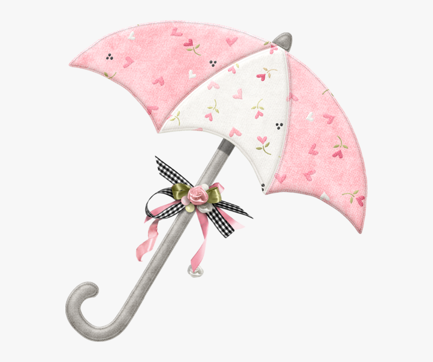Bridal Shower Umbrella Clip Art Couples Wedding Dress - Pink Clipart Baby Shower Umbrella, HD Png Download, Free Download