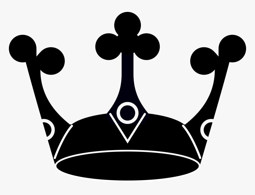 Simple Crown Silhouette By @firkin, From The County - Crown Silhouette Transparent, HD Png Download, Free Download