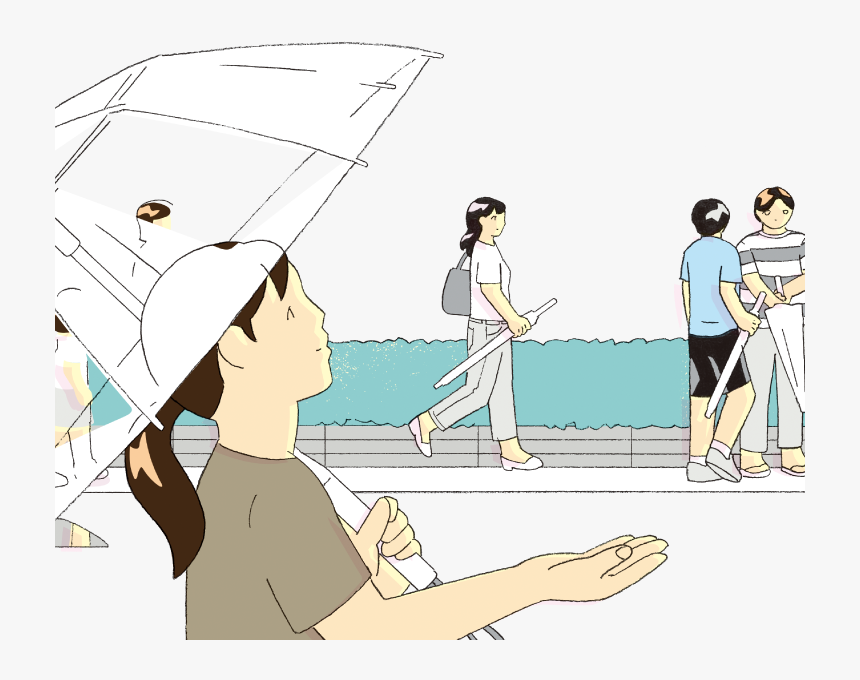 Japanese Umbrella Png -cartoon, Hd Png Download - Cartoon, Transparent Png, Free Download