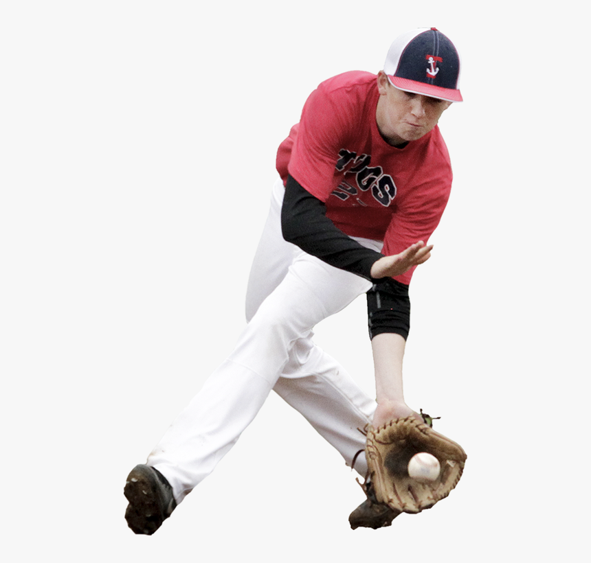 Baseballfieldingcutout - Baseball Player Fielding Transparent, HD Png Download, Free Download