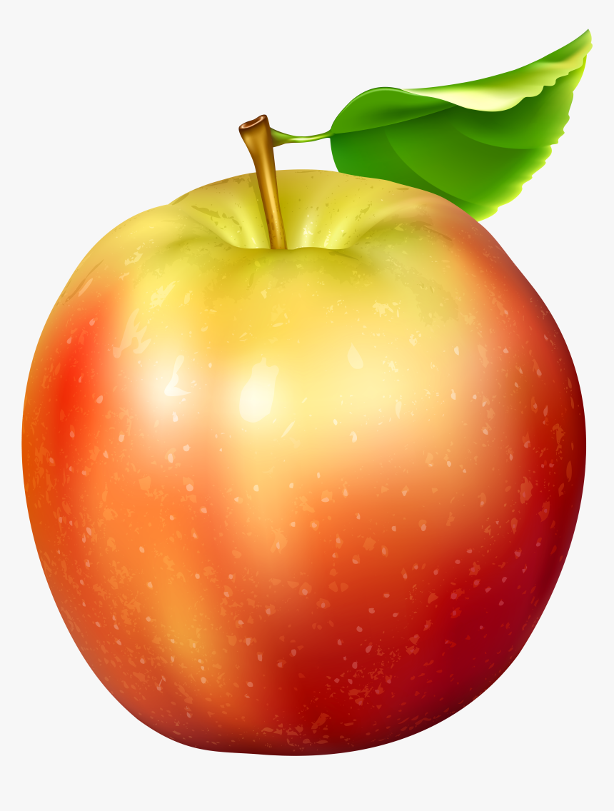 Red And Yellow Apple - Yellow Red Apple Png, Transparent Png, Free Download