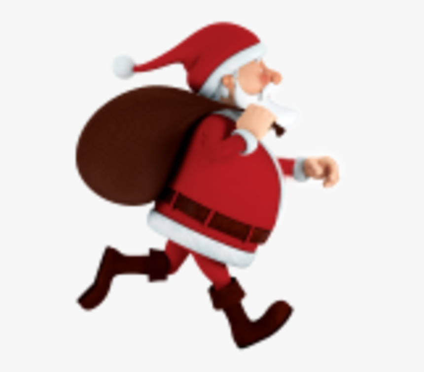 Nite Lites Christmas 5k Fun Run/walk - Santa Claus Running Free, HD Png Download, Free Download