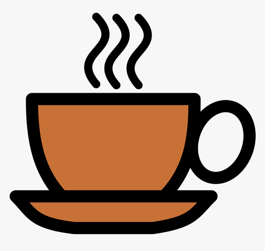 Hot Coffee Drawing At Coffee Cup Logo Transparent Background Hd Png Download Kindpng