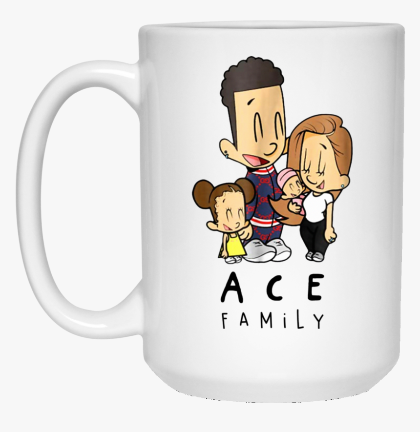 15 Oz The Ace Family Cartoon Drawing Coffee Mug Cup - Ace Family Cartoon, HD Png Download, Free Download
