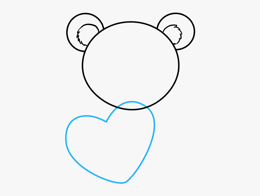 Teddy bear Heart Illustration, The bear was hurt in the heart., child,  mammal, animals png | PNGWing