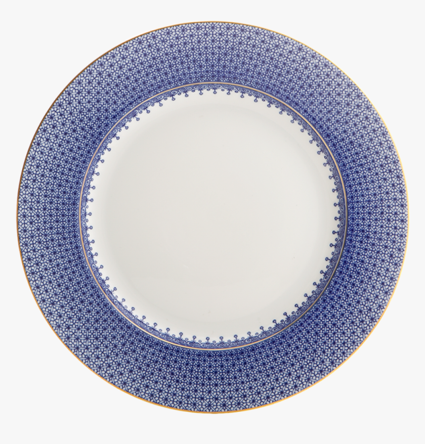 Blue Lace Dinner Plate - Chinese Plates Easy Border, HD Png Download, Free Download