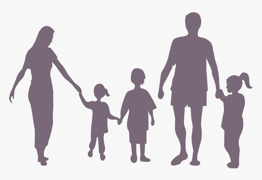 Silhouette Family Child - Singapore Dependent Pass Salary, HD Png Download, Free Download