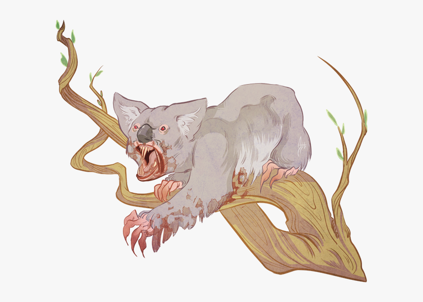 Drop Bear Mythical Creature, HD Png Download, Free Download