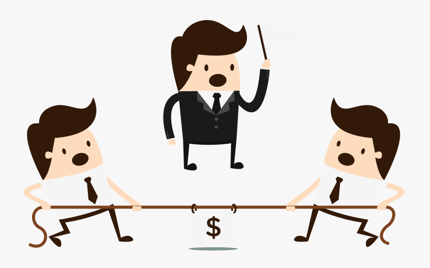 Price War Competition Business - Cartoon Taiwan And China, HD Png Download, Free Download