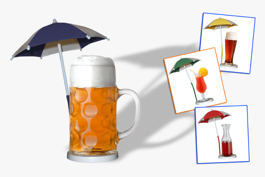 Cocktail Umbrella - Clip On Beer Umbrella, HD Png Download, Free Download