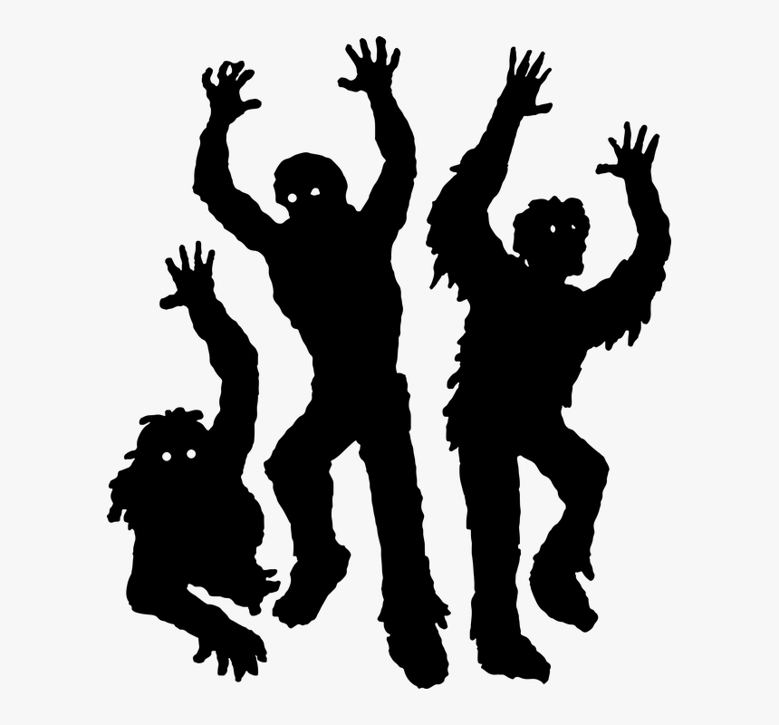 Zombie Images - Zombies Clipart Black And White, HD Png Download, Free Download