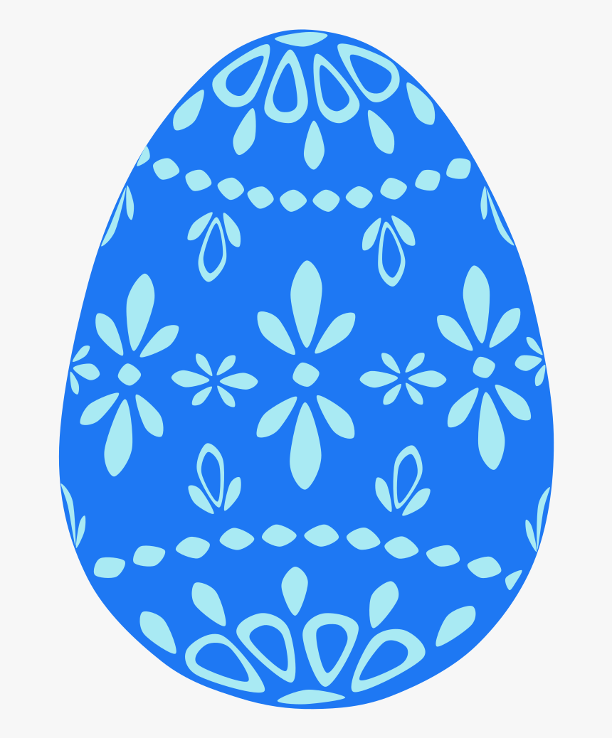 Blue Lace Easter Egg - Easter Egg, HD Png Download, Free Download