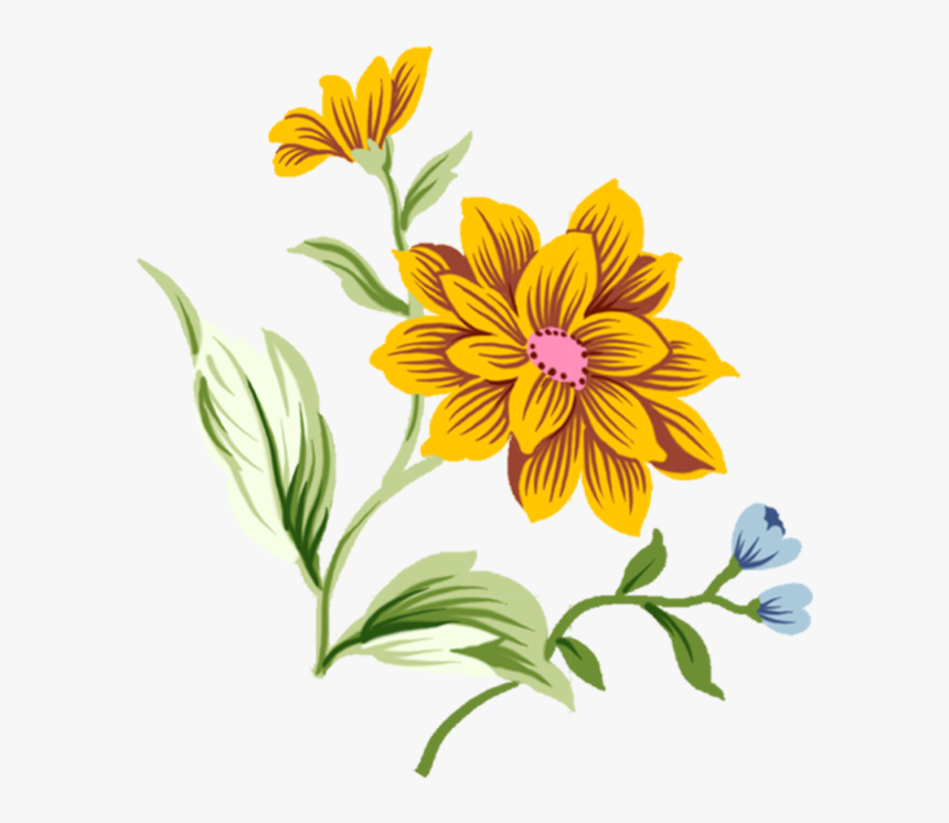 ##flower #floweryellow #flowers #yellow #flores #flor - Transparent Background Flowers Illustration Png, Png Download, Free Download