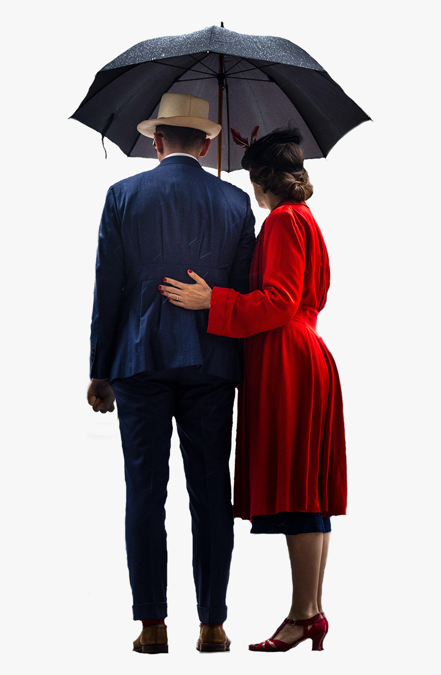 People With Umbrella Png, Transparent Png, Free Download