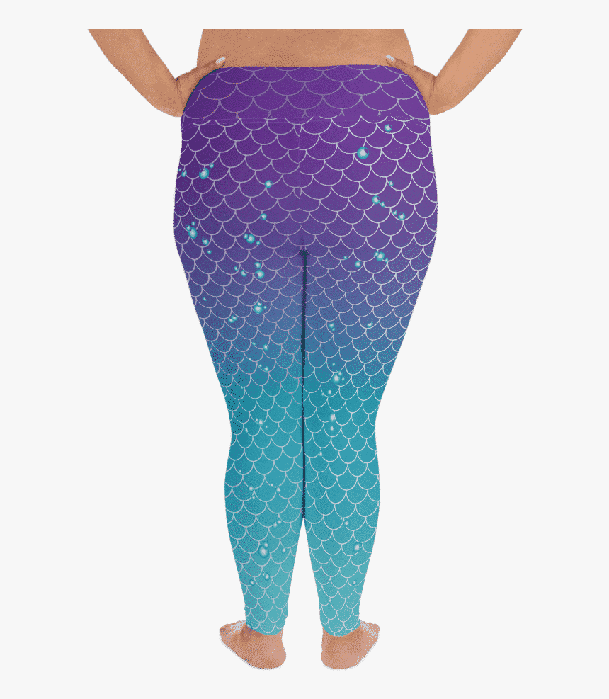 Mermaids And Bubbles - Rainbow Legfings Plus Size, HD Png Download, Free Download