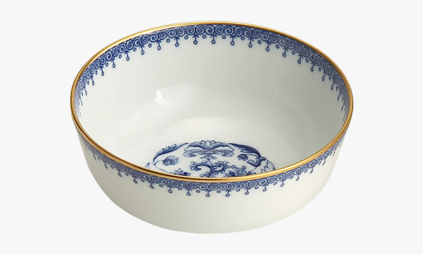 Blue Lace Dessert Bowl - Blue And White Porcelain, HD Png Download, Free Download