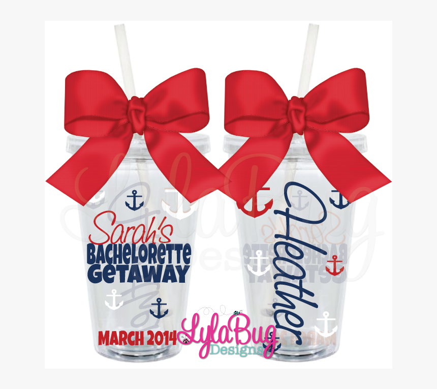 Anchor Bachelorette Tumbler - Embroidery Company, HD Png Download, Free Download