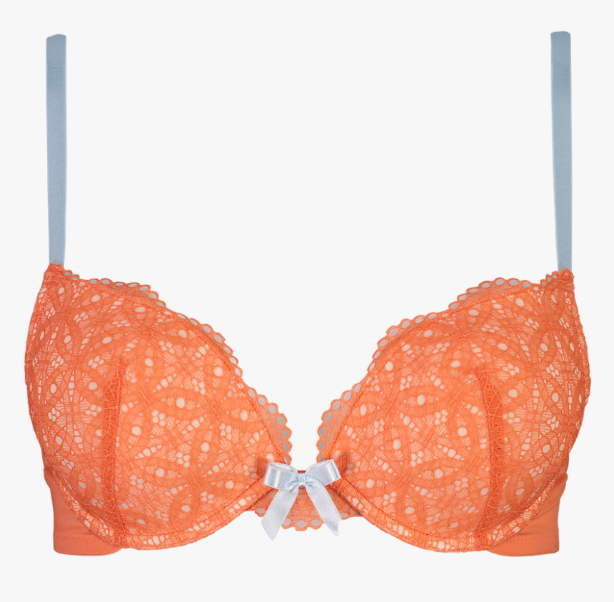 Orange Colour Bra, HD Png Download, Free Download