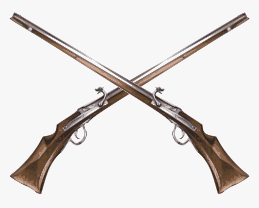 Crossed Rifles Png - Transparent Background Musket Png, Png Download, Free Download