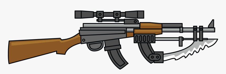 Free To Use Public Domain Guns Clip Art - Machine Gun Clipart, HD Png Download, Free Download