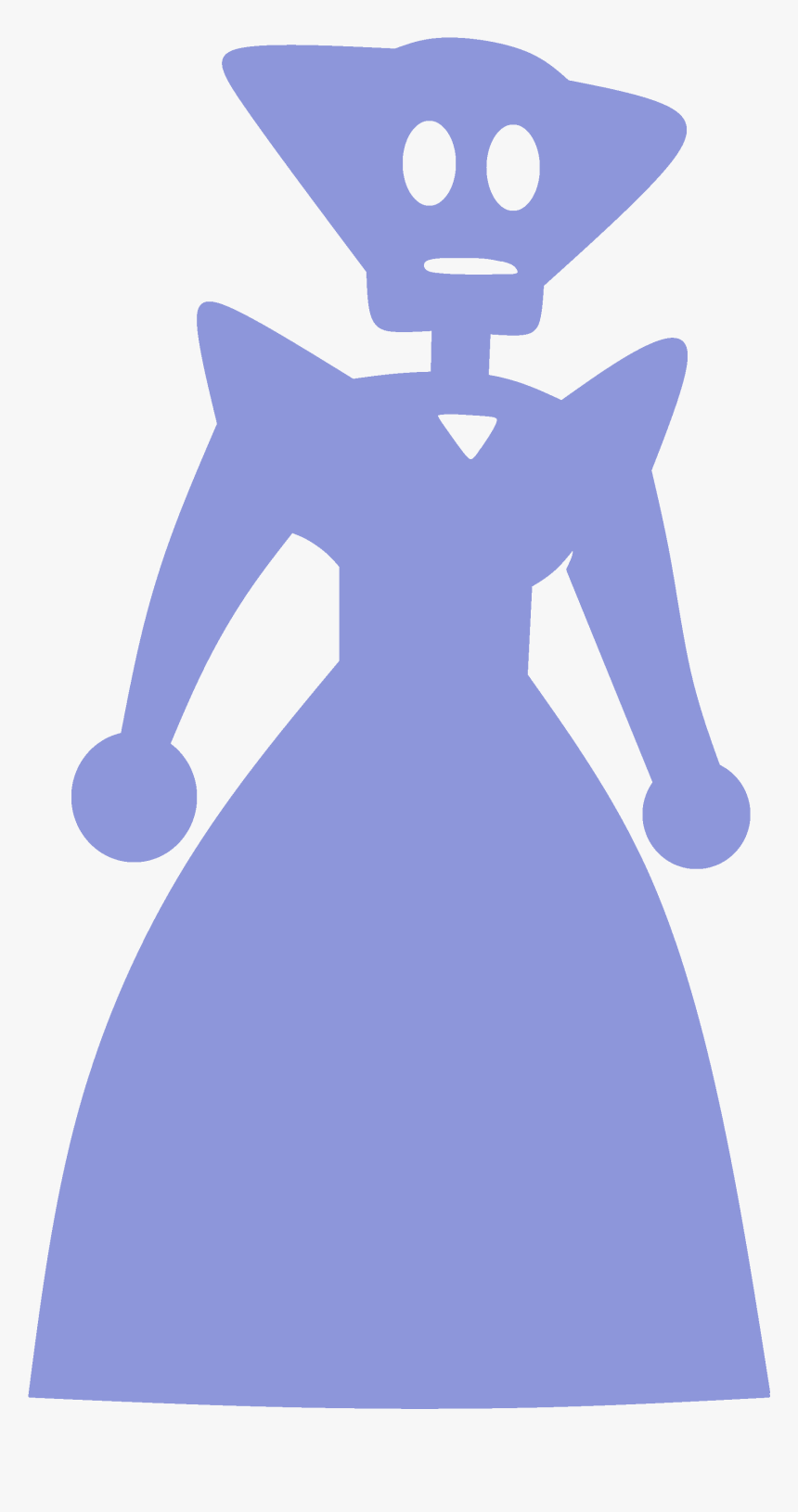 She Wears A Floor-length, Lilac And Snow Trimmed, Tiered - Steven Universe Perla Moonstone, HD Png Download, Free Download