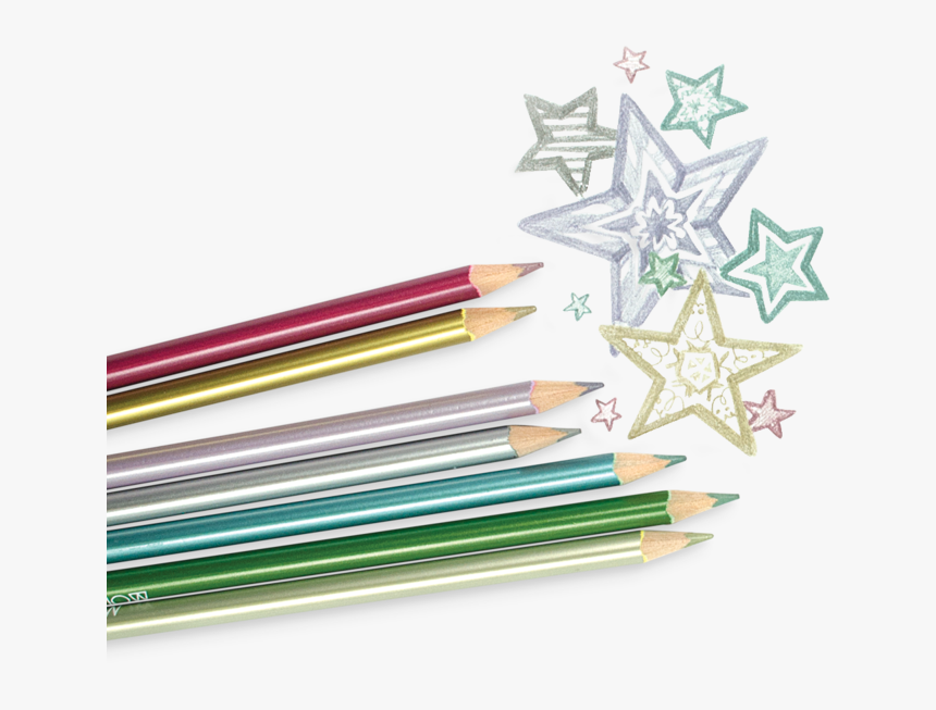Modern Metallics Colored Pencils - Pencil, HD Png Download, Free Download