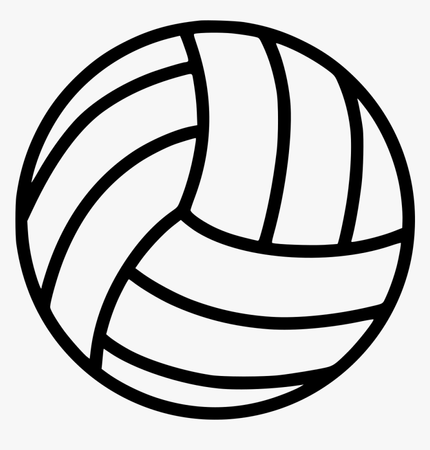 Clip Art Volleyball Vector Graphics Illustration Openclipart - Clip Art Transparent Background Volleyball, HD Png Download, Free Download