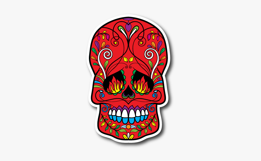 Sugar Skull Flame In Eyes, HD Png Download, Free Download