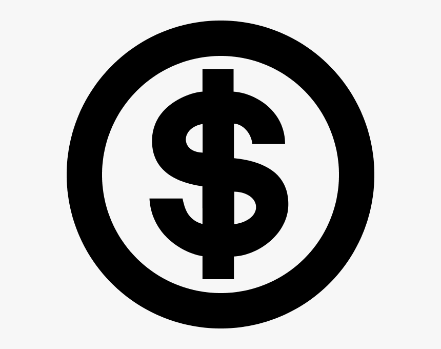 Black Dollar Sign Png - Money Icon, Transparent Png, Free Download