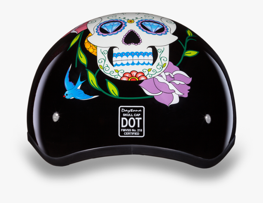 Ladies Skull Motorcycle Helmet, HD Png Download, Free Download