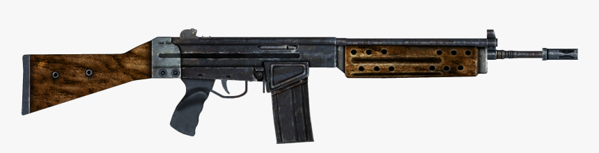 Musket Drawing Mp5 - Fallout 3 Assault Rifle, HD Png Download, Free Download