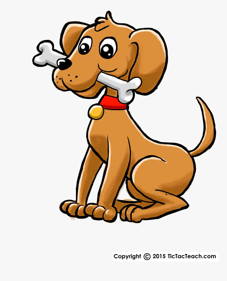 Doggie Wheres Your Bone - Cartoon Dog With Bone, HD Png Download, Free Download