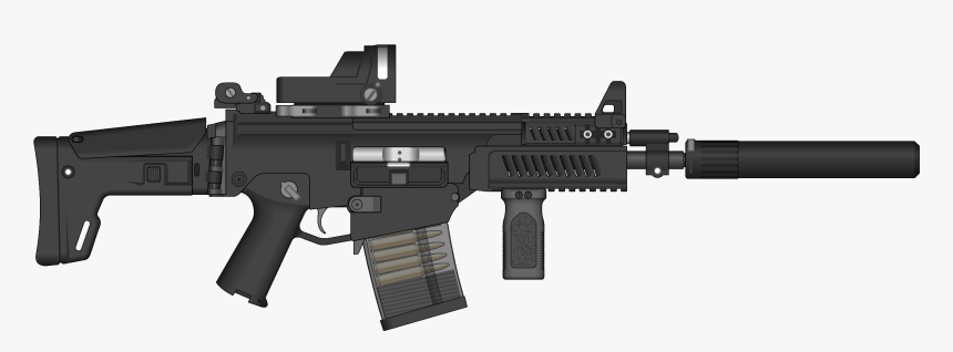 Assault Rifle Clipart Png Image - Assault Rifle Png, Transparent Png, Free Download