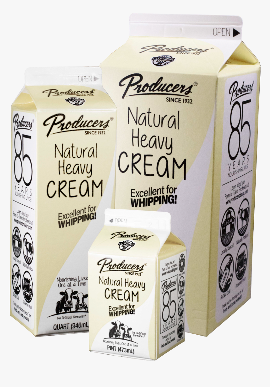 Natural Heavy Cream - Producers Dairy, HD Png Download, Free Download