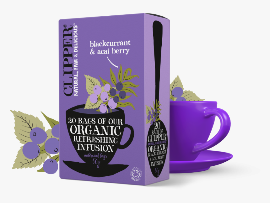 Organic Blackcurrant & Acai Berry Infusion - Sleep Easy Organic Tea, HD Png Download, Free Download