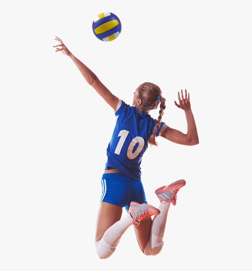 Transparent Female Volleyball Player Clipart - Transparent Background Volleyball Player Png, Png Download, Free Download