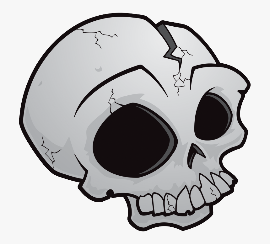Cartoon Skull No Background, HD Png Download, Free Download