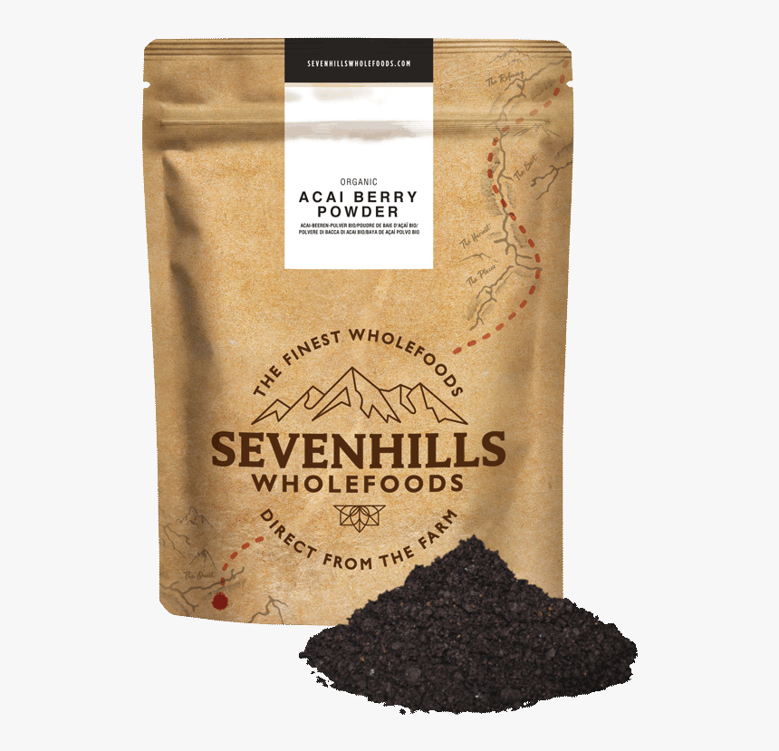 Sevenhills Wholefoods Organic Raw Acai Berry Powder - Hemp Protein Powder Whole Foods, HD Png Download, Free Download