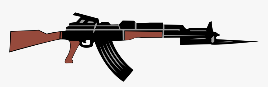 Collection Of Free Ak - Gun Ak 47 Clipart, HD Png Download, Free Download