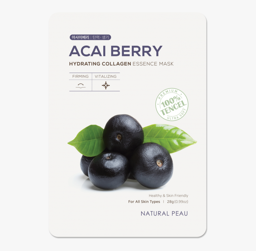 Acai Berry Hydrating Collagen Essence Mask - Acai Berry, HD Png Download, Free Download