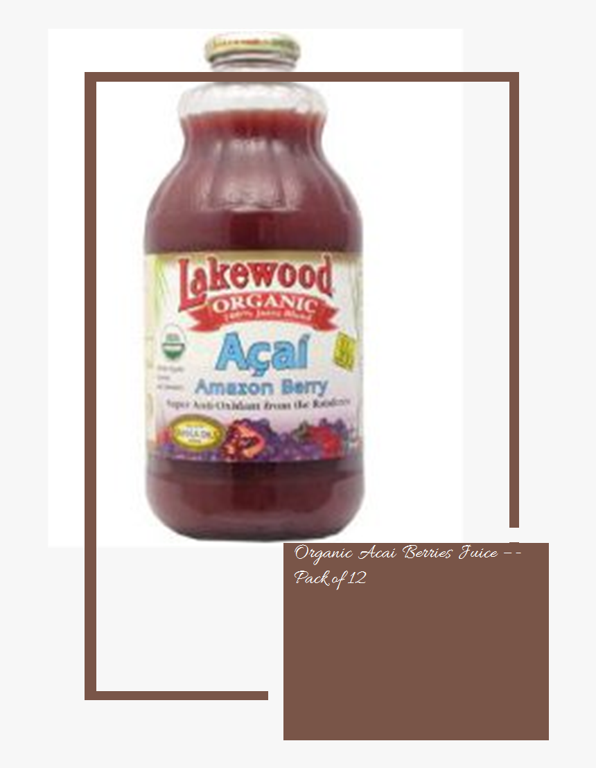 Organic Acai Berries Juice -pack Of - Grape Juice, HD Png Download, Free Download