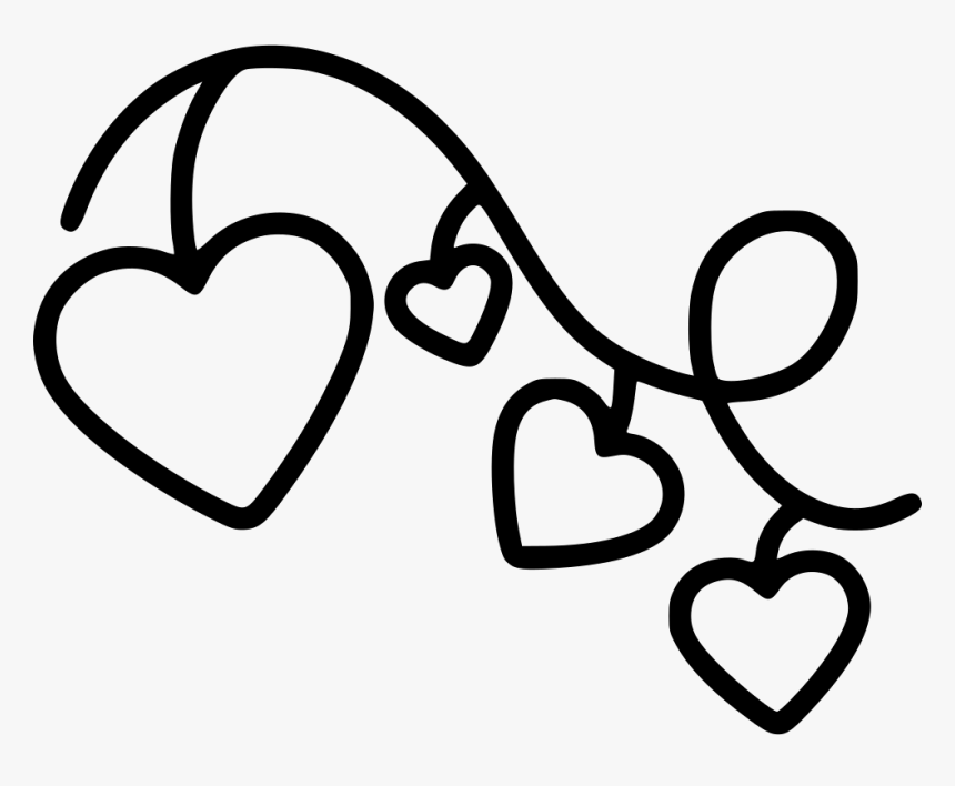 Hearts On String - Heart, HD Png Download, Free Download