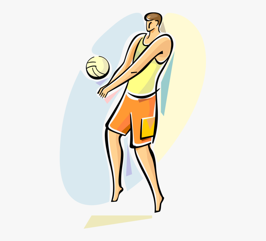 Transparent Volleyball Player Png - Volleyball Player Cartoon Png, Png Download, Free Download