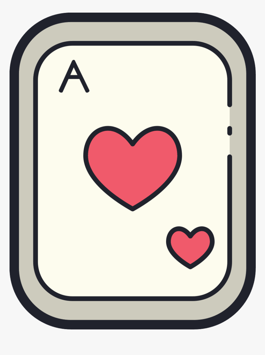 Ace Of Hearts Png - Heart, Transparent Png, Free Download