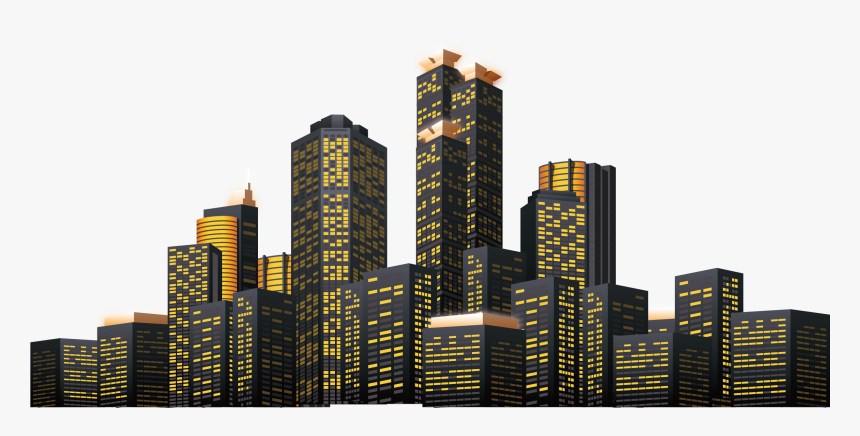 New York City Skyline Royalty-free Illustration - Night City Silhouette Png, Transparent Png, Free Download