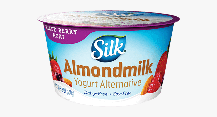 Silk Mixed Berry Acai Almond Dairy-free Yogurt Alternative - Silk Almond Milk Yogurt Mixed Berry, HD Png Download, Free Download