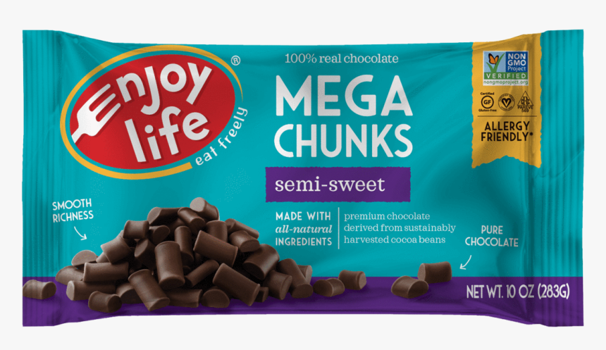 Enjoy Life Chocolate Chunks, HD Png Download, Free Download